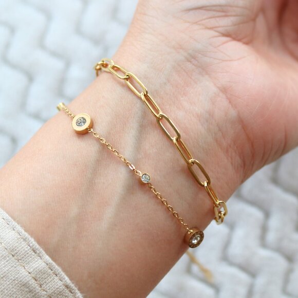 Gold Charm Bracelet - Picture 3 of 4